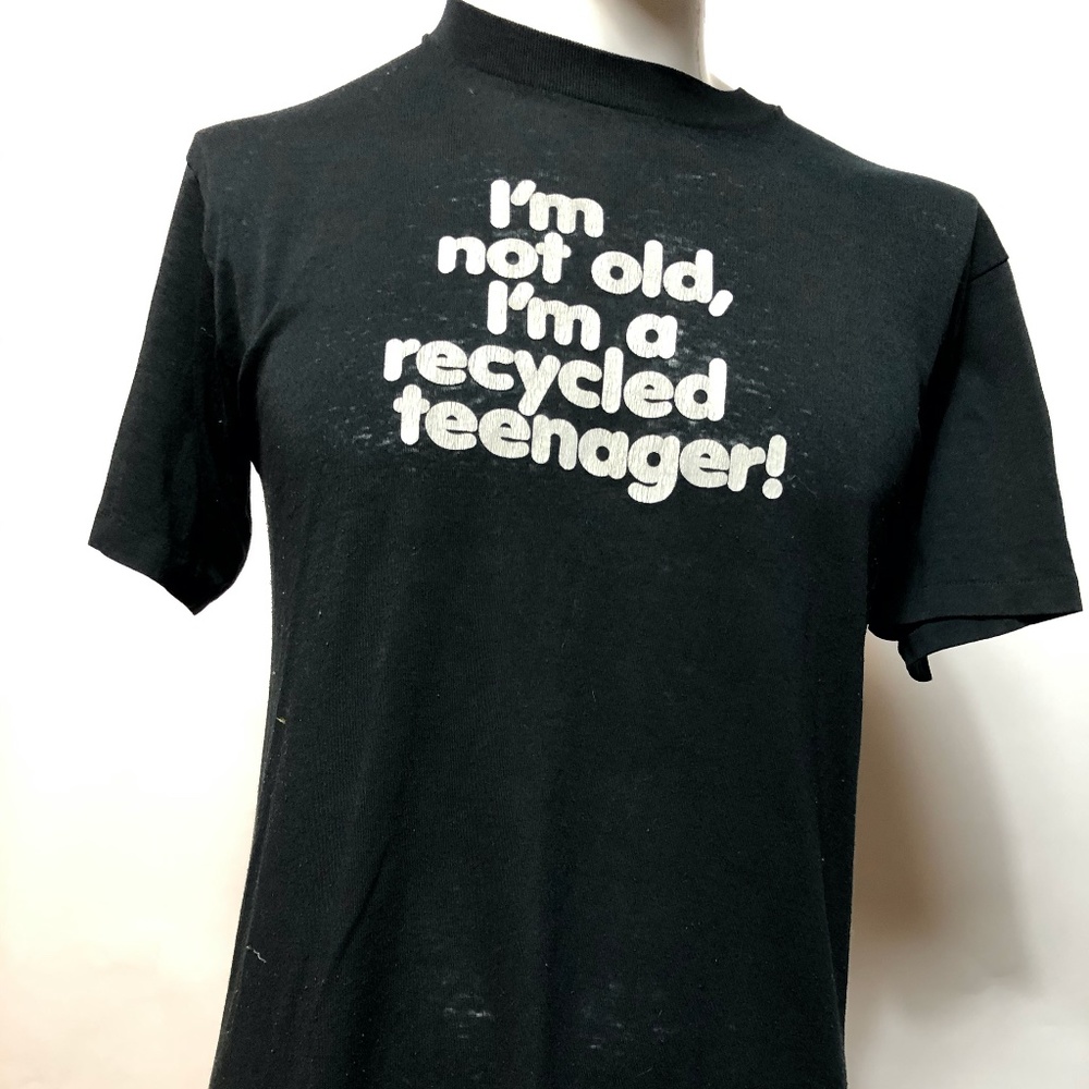 Vintage 70s "Recycled Teenager" Tee